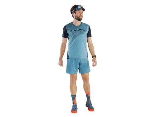 Koszulka męska do biegania Dynafit Alpine 2 S/S Tee M - storm blue