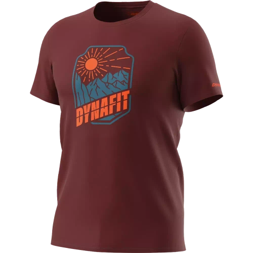 Koszulka Dynafit Graphic Co M S/S Tee - syrah/badge