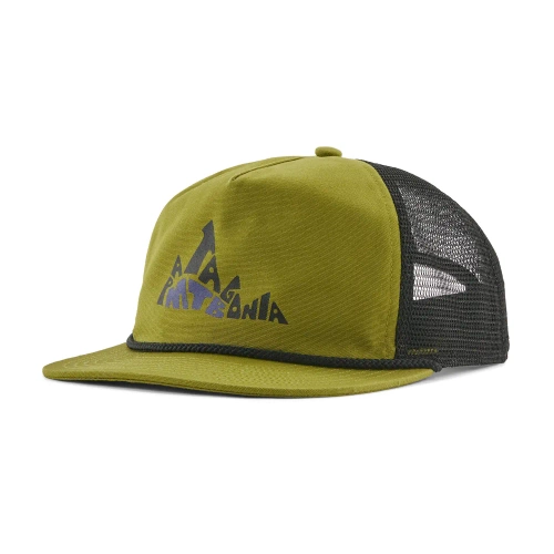 Letnia Czapka z daszkiem Patagonia Airfarer Cap - Berm Logo: Graze Green