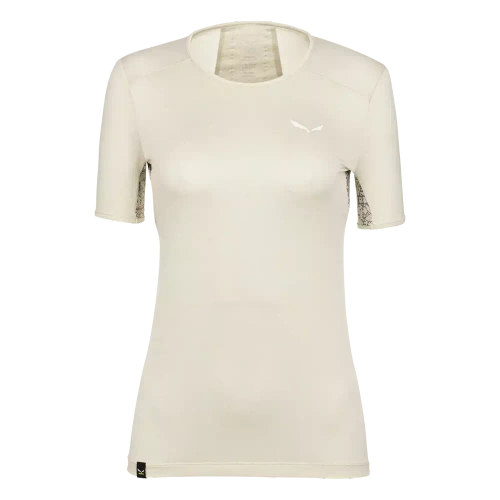 Koszulka Salewa PUEZ GRAPHIC 2 DRY W S/S TEE - oatmeal melange
