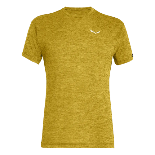 Męska Koszulka Trekkingowa Salewa PUEZ MELANGE DRY M S/S TEE - olive oil melange
