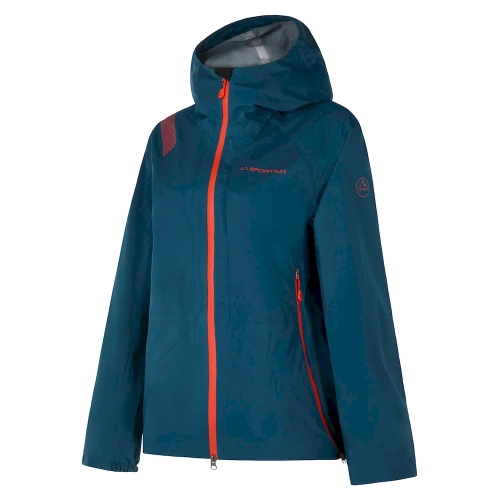 Kurtka skitourowa La Sportiva Crizzle EVO Shell Jkt W - Storm Blue/Cherry Tomato