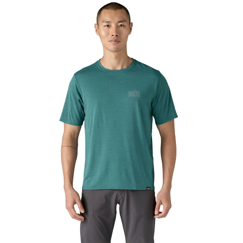 Męska Lekka Koszulka Patagonia M's Cap Cool Daily Graphic Shirt - Strataspire: Wetland Blue X-Dye