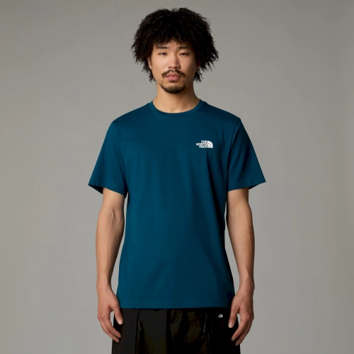 Męski T-Shirt The North Face M S/S Simple Dome Tee - Midnight Petrol