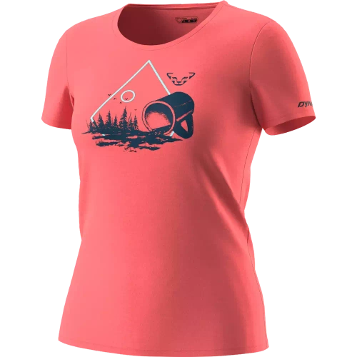 Koszulka Dynafit Artist Series Co T-Shirt W - hot coral/mug