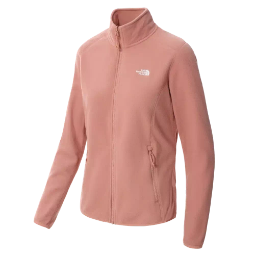 Bluza Polarowa The North Face W 100 GLACIER FZ - Rose Dawn