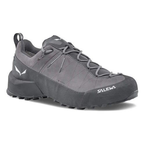 Męskie niskie buty trekkingowe Salewa WILDFIRE LEATHER 2 GTX M - quiet shade/black