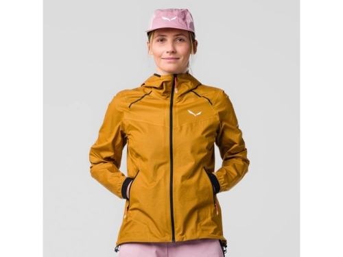 Damska Kurtka Przeciwdeszczowa Salewa Pedroc Ptx 2,5 W Light Jacket - golden brown