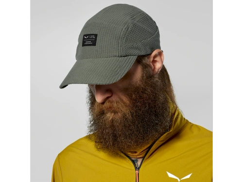 Ciepła Polarowa Czapka z Daszkiem PUEZ CAMMINO CAP - faded green