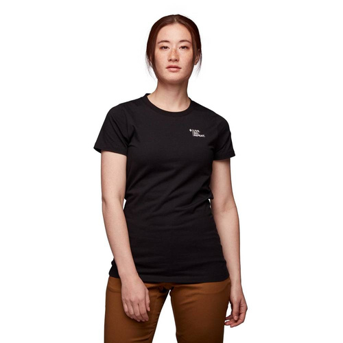 Koszulka Bawełniana Damska Black Diamond Ski Mountaineering Tee  - Black