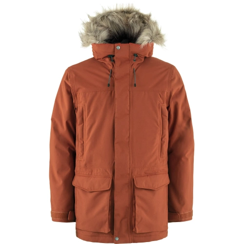 Męska Kurtka Zimowa Fjallraven Nuuk Lite Parka M - autumn leaf