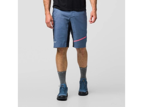 Męskie Spodenki Na Rower Salewa Vento Hemp/Dst Shorts M - java blue/0910