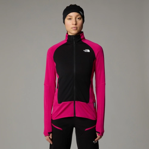 Polar Damski The North Face W Bolt Polartec Jacket - Pink Primrose/Tnf Black