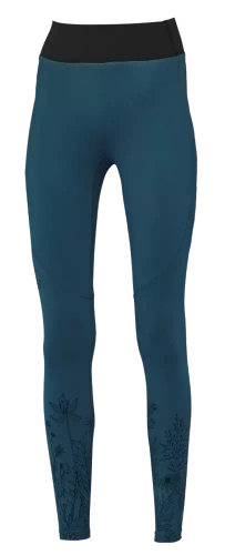 Legginsy wspinaczkowe Damskie Wild Country Session AOP W Leggings - petrol