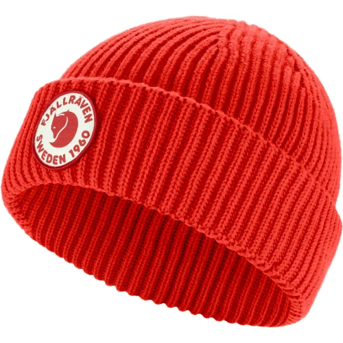 Czapka na zimę Fjallraven 1960 Lite Logo Hat - True Red