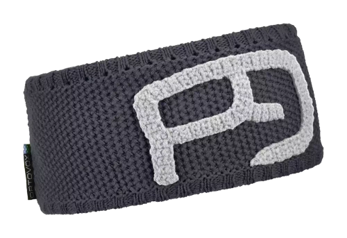 Damska Opaska Ortovox Rock'N'Wool Headband W - black steel