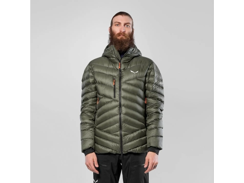 Ciepła Męska Kurtka Puchowa Salewa ORTLES MED 3 RDS DWN JACKET M - faded green