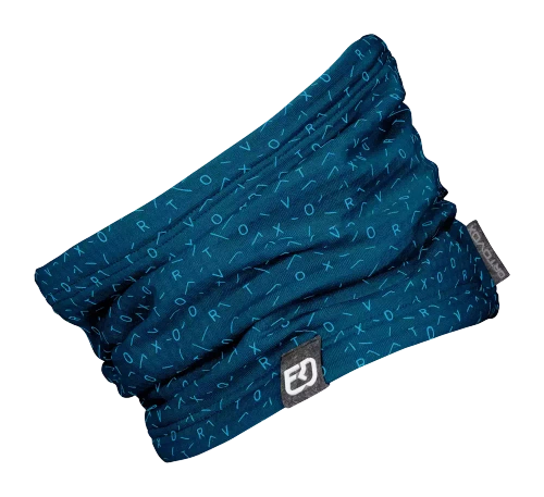 Komin na Szyję Ortovox Fleece Light Grid Neckwarmer - petrol blue