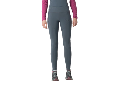 Damskie ciepłe legginsy do biegania Dynafit WINTER RUNNING TIGHTS W - cinder/black