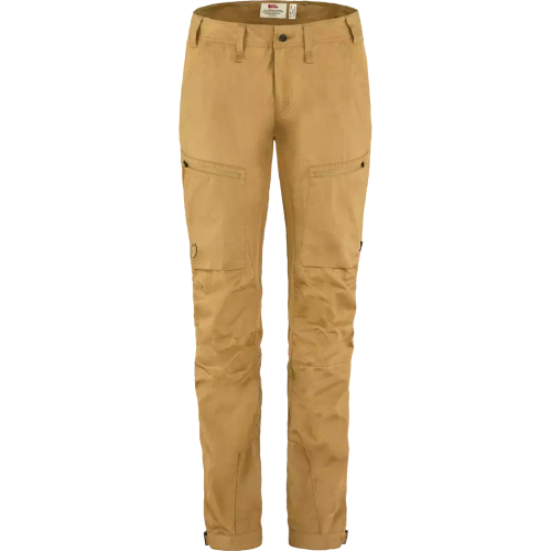 Lekkie Spodnie Trekkingowe Damskie Fjallraven Abisko Lite Trekking Trs W Reg - Buckwheat Brown
