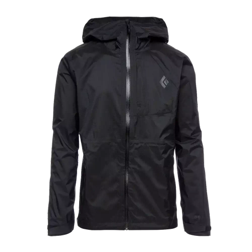 Lekka Kurtka wodoodporna Black Diamond M TREELINE RAIN SHELL - Black