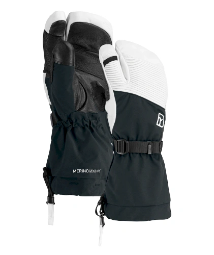Rękawiczki Ortovox FREERIDE 3 FINGER GLOVE PRO - black raven