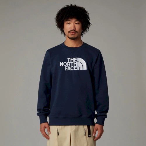 Męska Bluza z Logo The North Face M Drew Peak Crew - Summit Navy