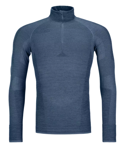 Koszulka termoaktywna Ortovox 230 Competition Zip Neck M - petrol blue