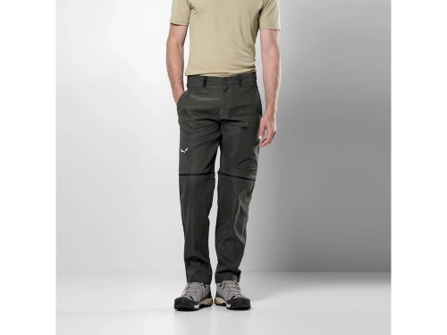 Męskie Spodnie z Odpinanymi Nogawkami Salewa Puez Hemp/DST 2/1 Pant M - dark olive