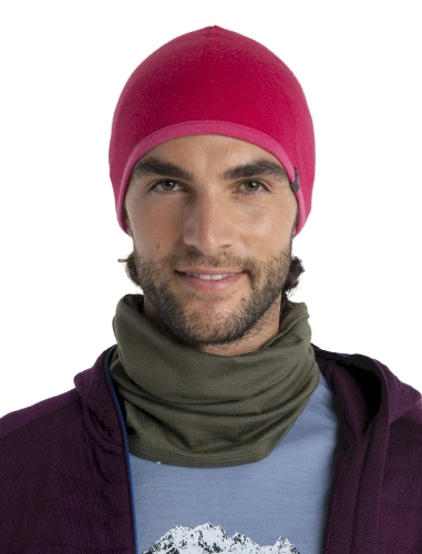 Czapeczka z Wełną Icebreaker U Pocket Hat - electron pink/tempo