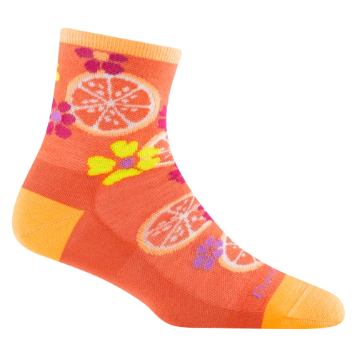 Damskie Skarpety Darn Tough Fruit Stand Shorty Lightweight - Grapefruit