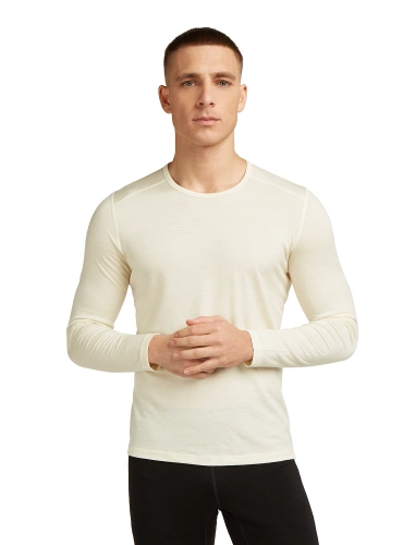 Męska Koszulka z Merino Icebreaker M 200 Oasis LS Crewe - undyed