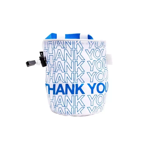 Worek na magnezję Evolv BODEGA CHALK BAG - WHITE BLUE