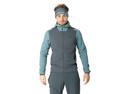 Męski Polar Górski Dynafit BLACKLIGHT THERM HOODED JKT M - smoke blue