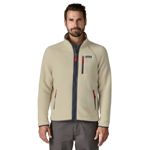 Męski Polar Patagonia M's Retro Pile Jkt - Pelican w/Smolder Blue
