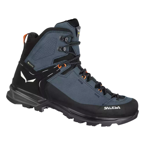 Męskie Wysokie Buty trekkingowe Salewa Mtn Trainer 2 Mid Gtx M - java blue/black