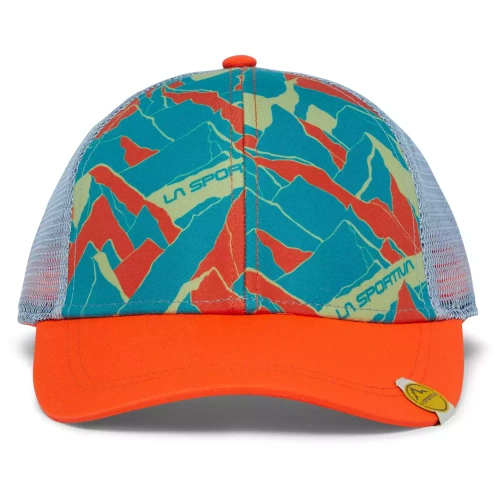 Czapka z daszkiem La Sportiva Mountain Hat - Cherry Tomato/Lagoon