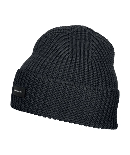 Ciepła czapka zimowa Ortovox COZY RIB BEANIE - black raven