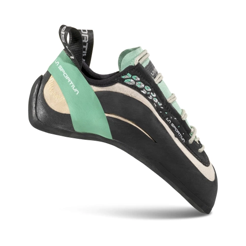 Damskie Buty Wspinaczkowe La Sportiva Miura Woman - White/Jade Green