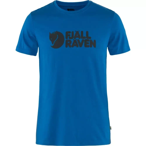 Koszulka z Nadrukiem Fjallraven Logo T-shirt M - Alpine Blue