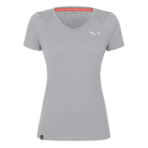 Koszulka Salewa Pure Salamander Am W T-Shirt. - heather grey