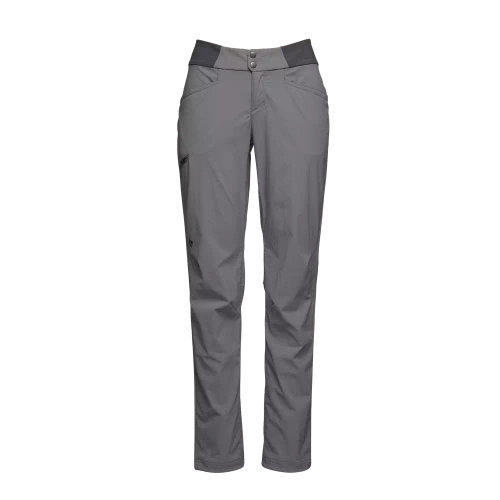 Damskie Spodnie Black Diamond W TECHNICIAN ALPINE PANTS - Steel Grey