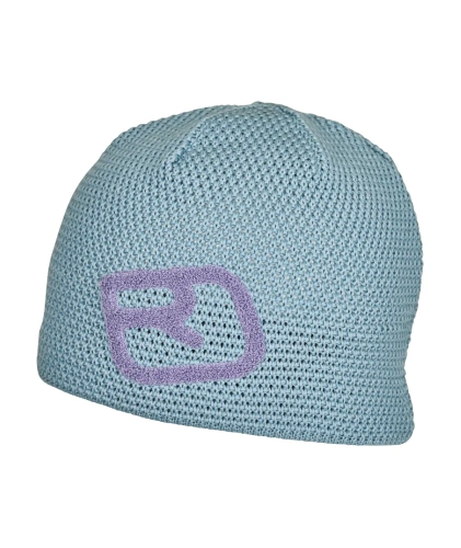 Ciepła czapka z wełną merino Ortovox ROCK'N'WOOL BEANIE - glacier grey