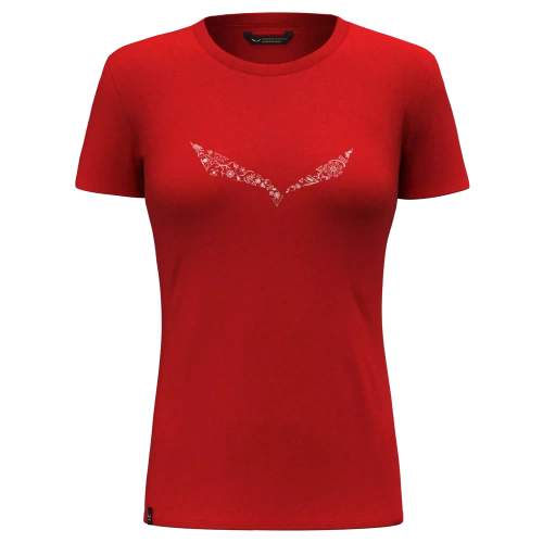 T-Shirt Damski Salewa Solid Dry W T-Shirt - syrah