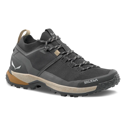 Męskie Buty Trekkingowe Salewa Puez 2 Knit Ptx M - black/black