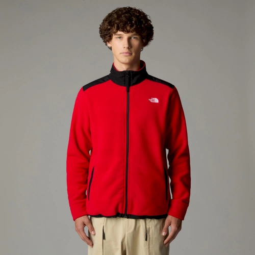 Męski Polar The North Face M Alpine Polartec 200 Fz Jacket - Tnf Red-Tnf Black