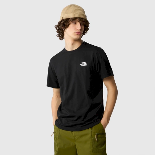 Męska Koszulka The North Face M S/S Simple Dome Tee - Tnf Black