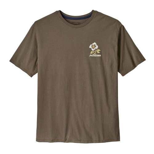 Męska Koszulka z Bawełny Patagonia M's Balance Organic T-Shirt - Peace Seeds: Undyed Natural