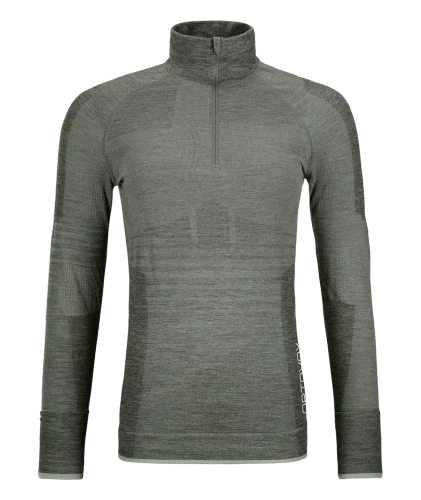 Koszulka termoaktywna Ortovox 230 Competition Zip Neck W - arctic grey