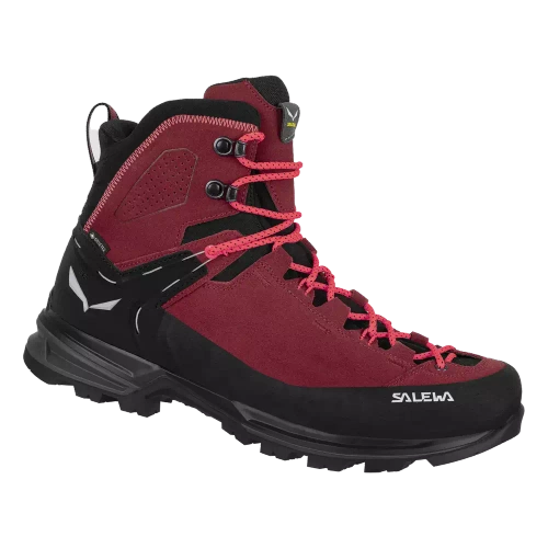 Damskie Buty Trekkingowe Nad Kostkę Salewa WS Mountain Trainer 2 Mid GTX - red dahlia/black